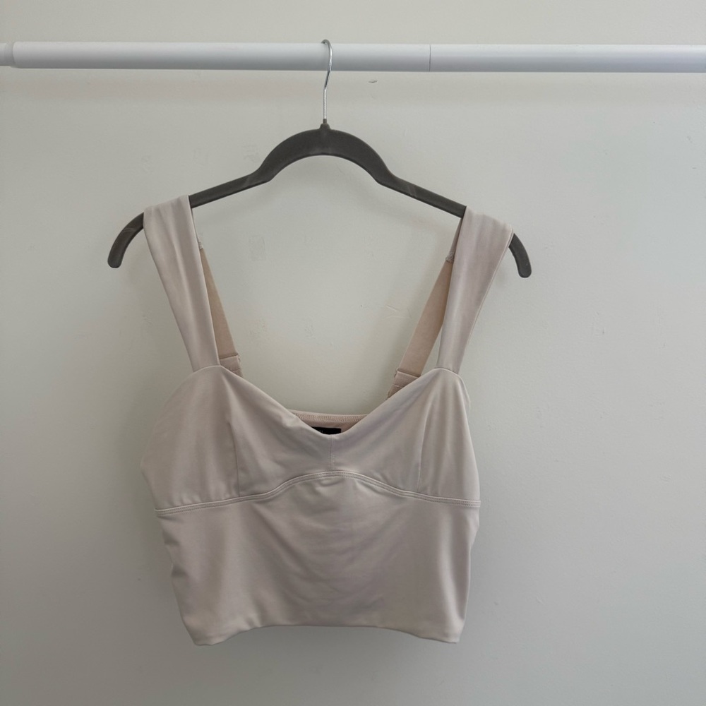 Forever 21 Beige Sleeveless Top